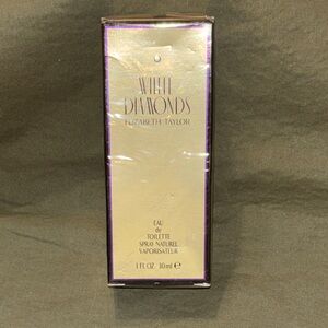 White Diamonds Eau de Toilette by Elizabeth Taylor - Ivory & Purple Box 1 fl oz
